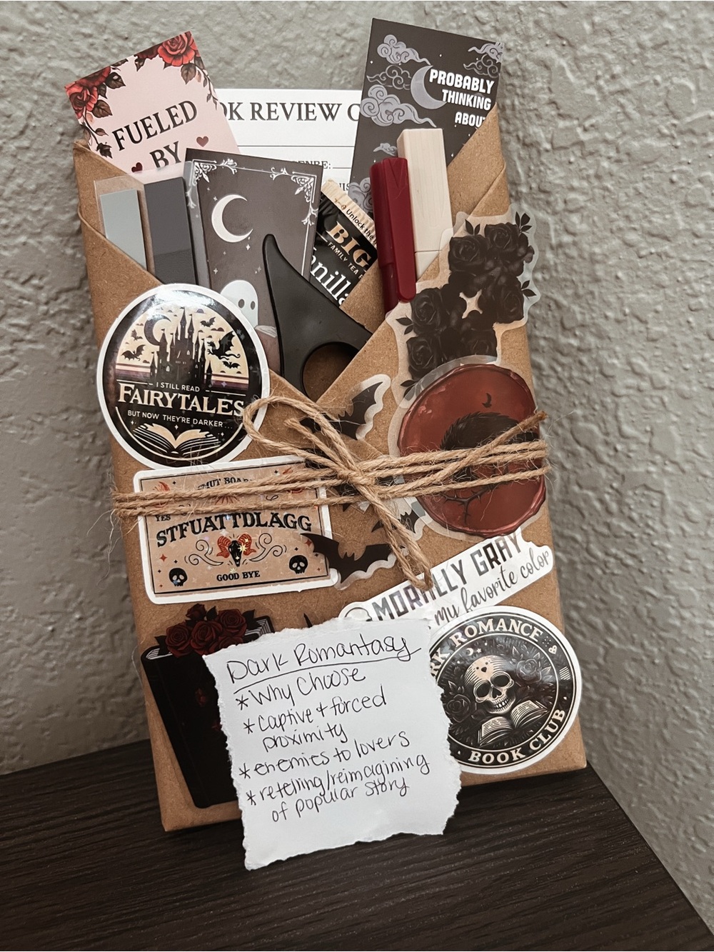 Dark Romantasy Blind Date With a Book Gift Set